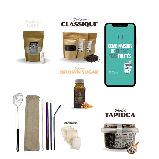 Kit bubble tea lacté